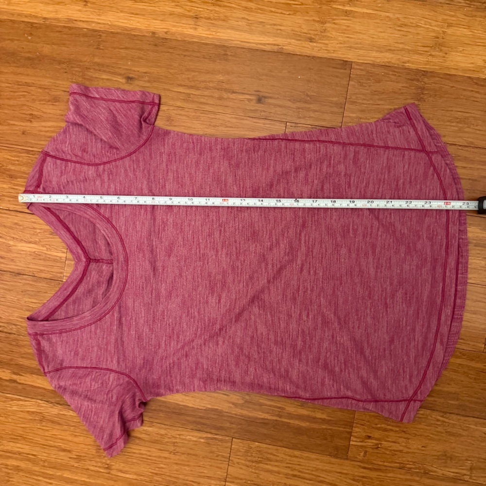 Lululemon womens small intensi-Tee special edition 2016 Seawheeze Heathered plum - Picture 3 of 5